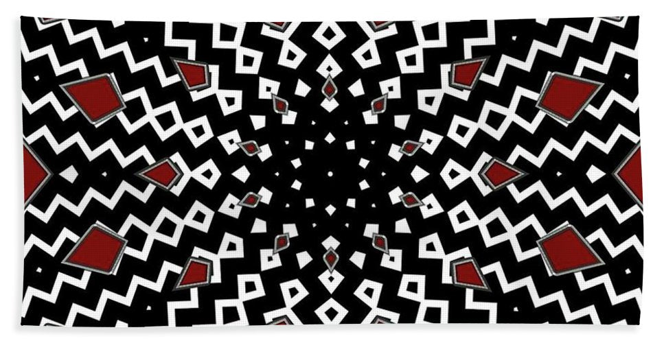 Hyperspace Kaleidoscope - Bath Towel