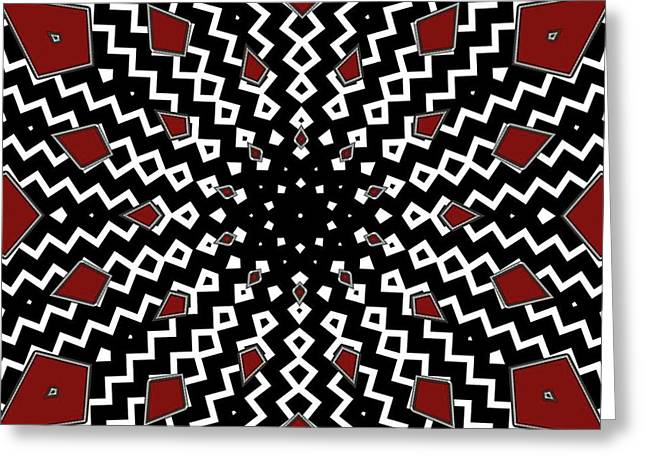 Hyperspace Kaleidoscope - Greeting Card