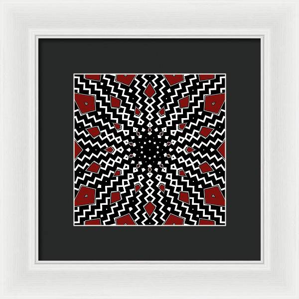 Hyperspace Kaleidoscope - Framed Print