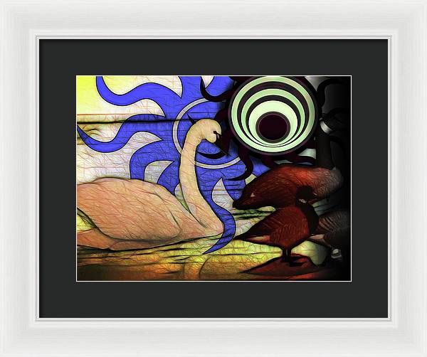 I Thought It Was a Swan - Framed Print