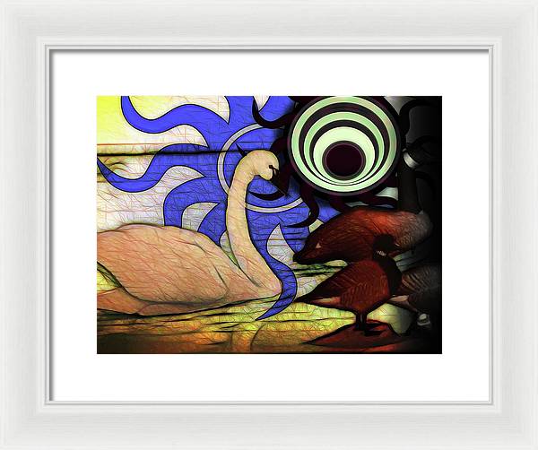 I Thought It Was a Swan - Framed Print