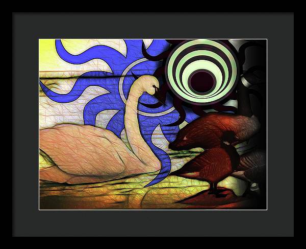 I Thought It Was a Swan - Framed Print