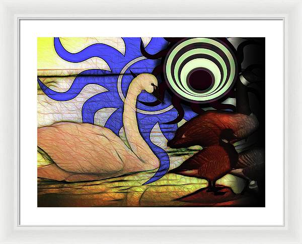 I Thought It Was a Swan - Framed Print