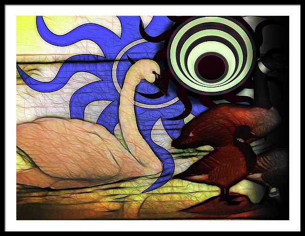 I Thought It Was a Swan - Framed Print