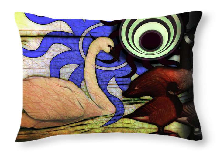 I Thought It Was a Swan - Throw Pillow