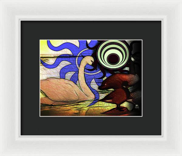 I Thought It Was a Swan - Framed Print