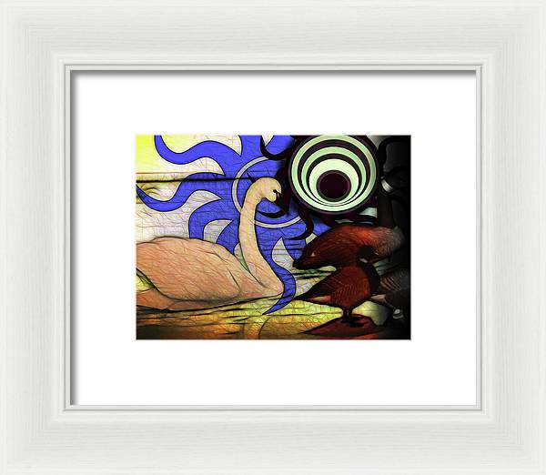 I Thought It Was a Swan - Framed Print