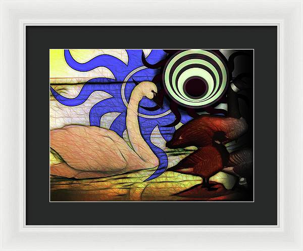 I Thought It Was a Swan - Framed Print