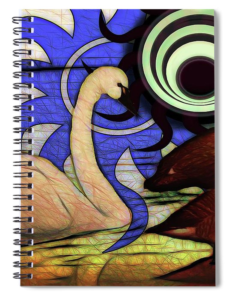 I Thought It Was a Swan - Spiral Notebook
