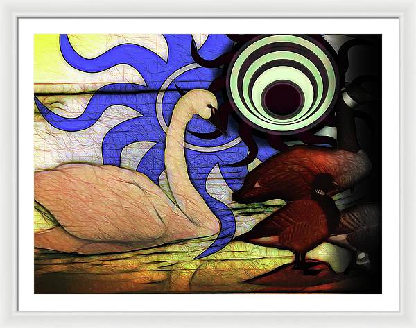I Thought It Was a Swan - Framed Print