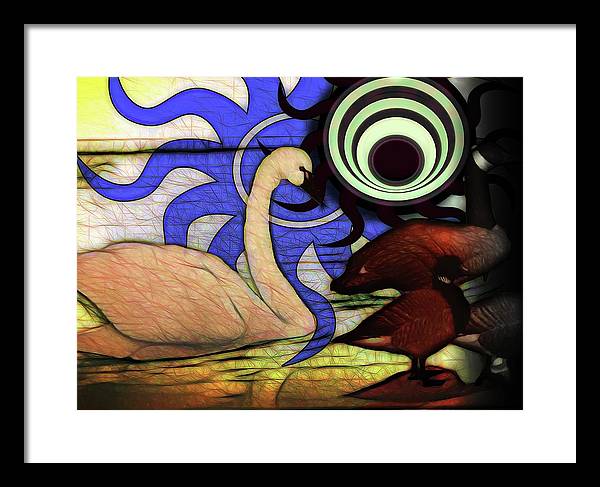 I Thought It Was a Swan - Framed Print