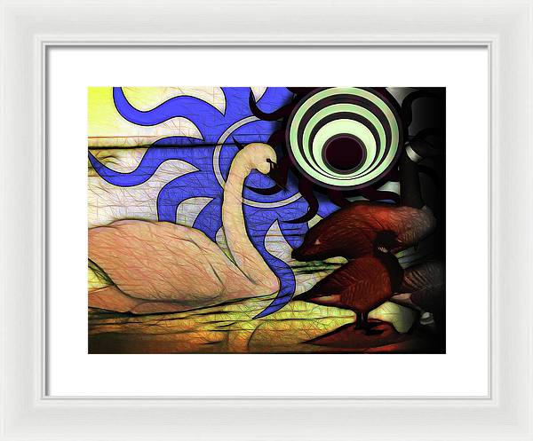 I Thought It Was a Swan - Framed Print