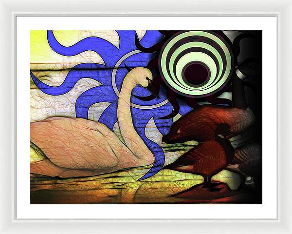 I Thought It Was a Swan - Framed Print