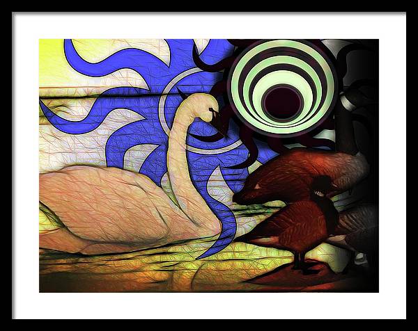 I Thought It Was a Swan - Framed Print