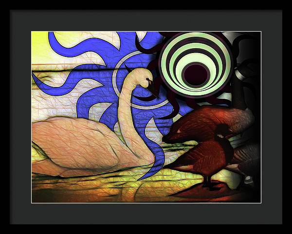 I Thought It Was a Swan - Framed Print