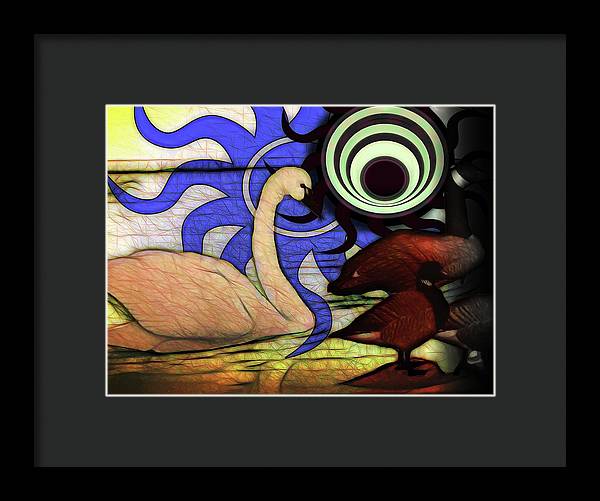I Thought It Was a Swan - Framed Print