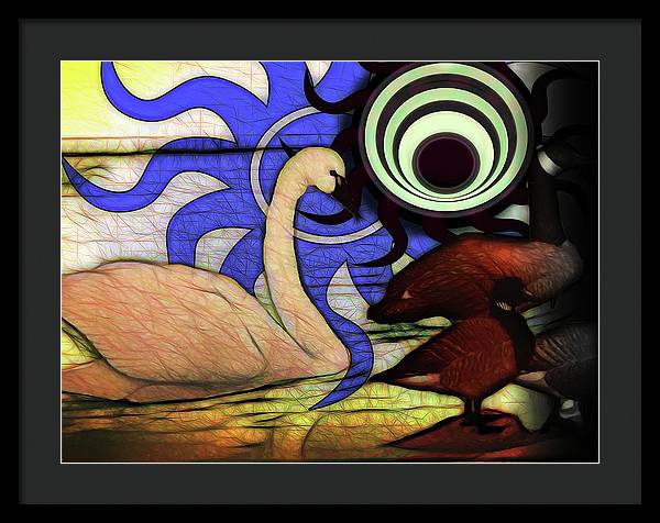 I Thought It Was a Swan - Framed Print