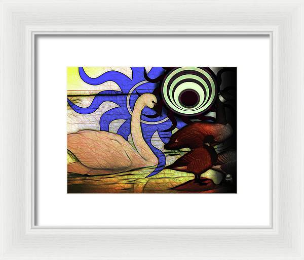 I Thought It Was a Swan - Framed Print