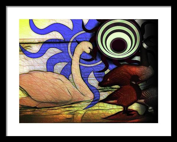 I Thought It Was a Swan - Framed Print