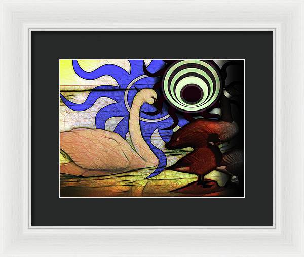 I Thought It Was a Swan - Framed Print