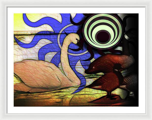 I Thought It Was a Swan - Framed Print