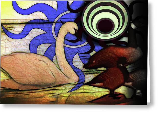 I Thought It Was a Swan - Greeting Card