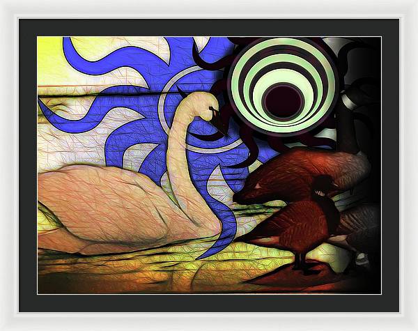 I Thought It Was a Swan - Framed Print