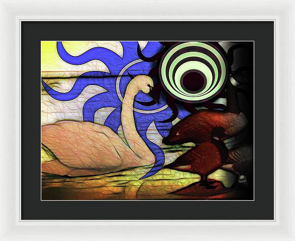 I Thought It Was a Swan - Framed Print