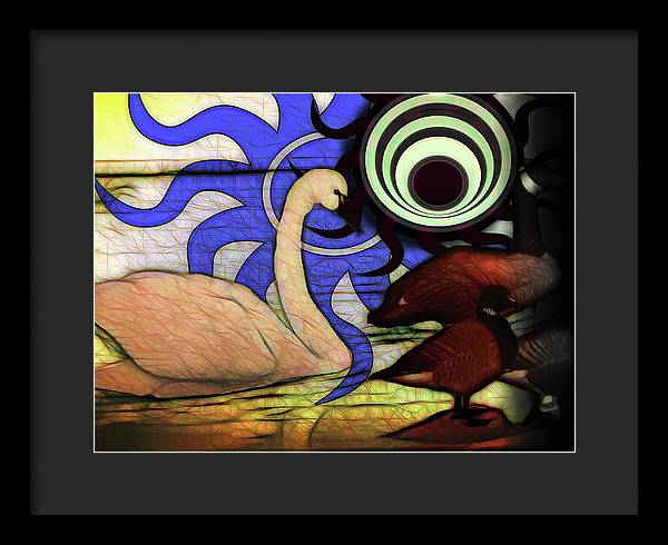 I Thought It Was a Swan - Framed Print