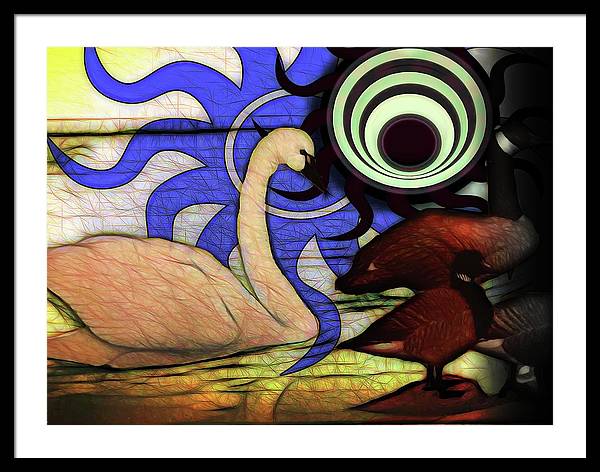I Thought It Was a Swan - Framed Print