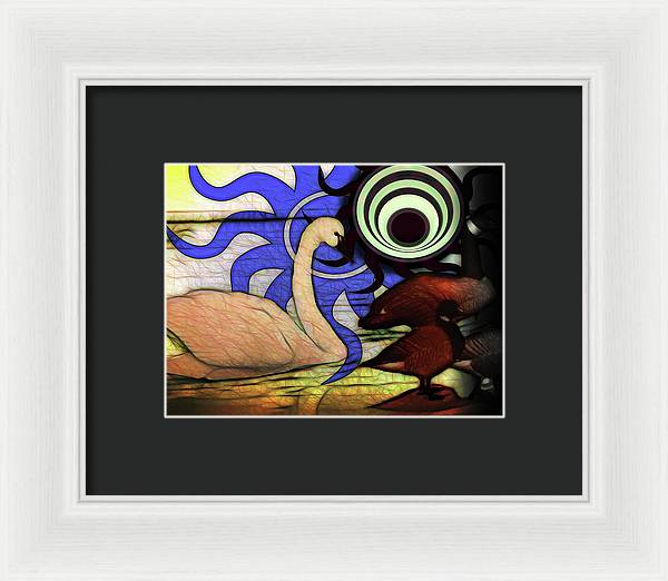I Thought It Was a Swan - Framed Print