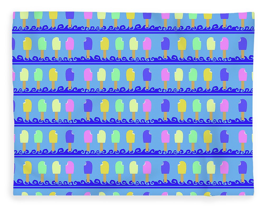 Ice Cream Bars Pattern - Blanket