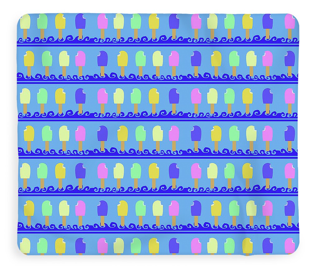 Ice Cream Bars Pattern - Blanket