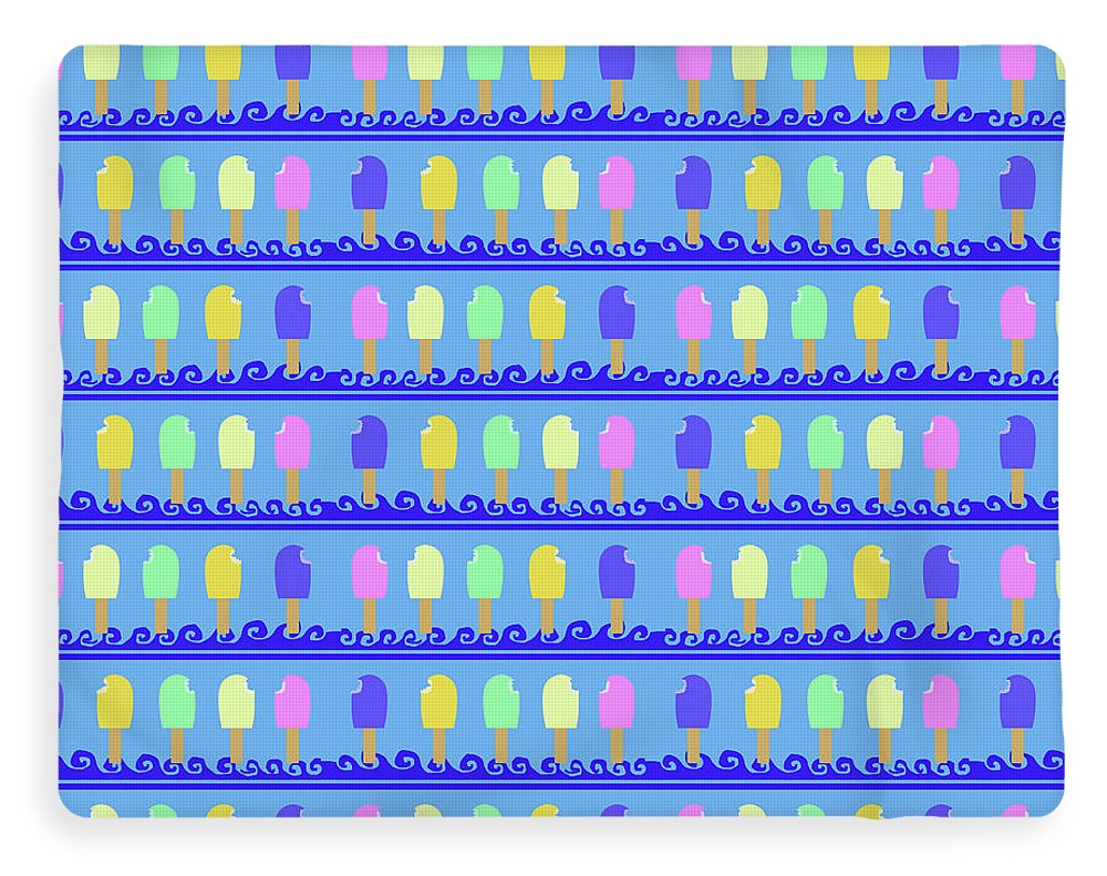 Ice Cream Bars Pattern - Blanket