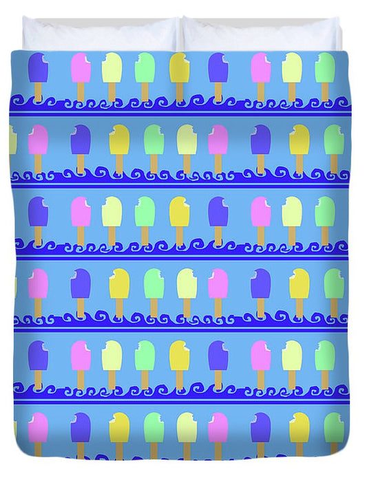 Ice Cream Bars Pattern - Duvet Cover