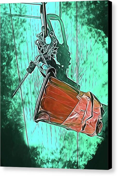 Image of A Handmade Record Player - Canvas Print