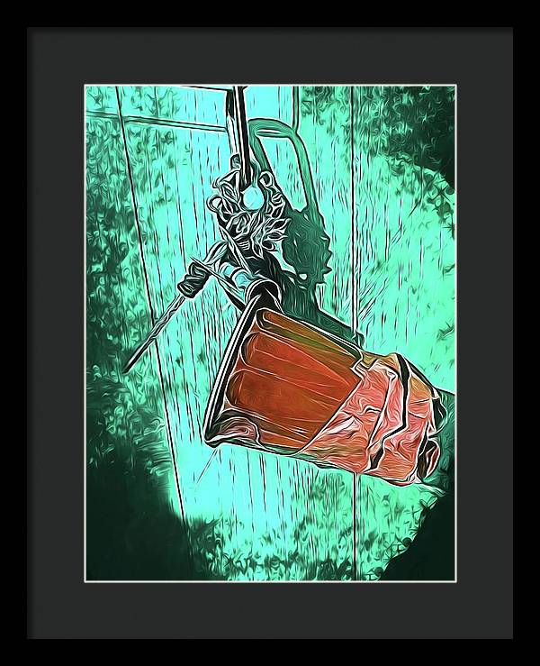 Image of A Handmade Record Player - Framed Print