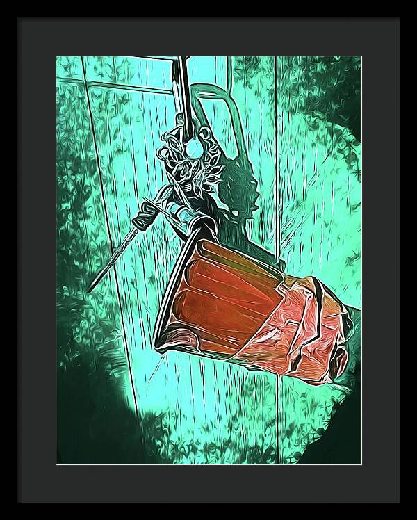 Image of A Handmade Record Player - Framed Print