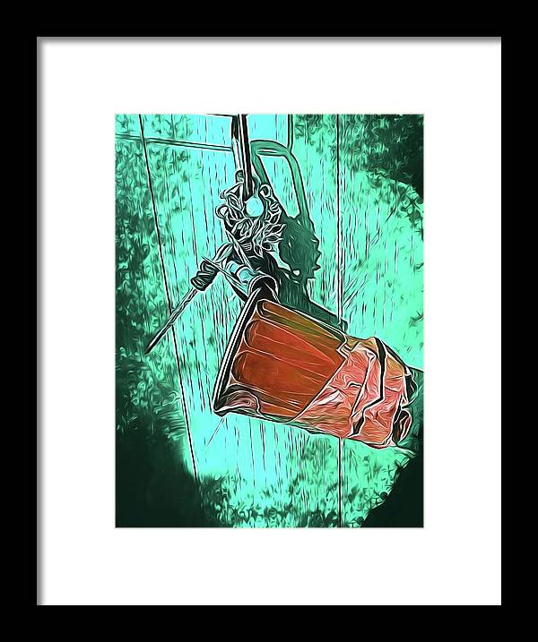 Image of A Handmade Record Player - Framed Print