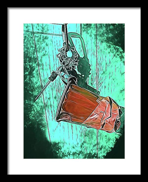 Image of A Handmade Record Player - Framed Print