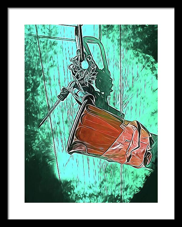 Image of A Handmade Record Player - Framed Print