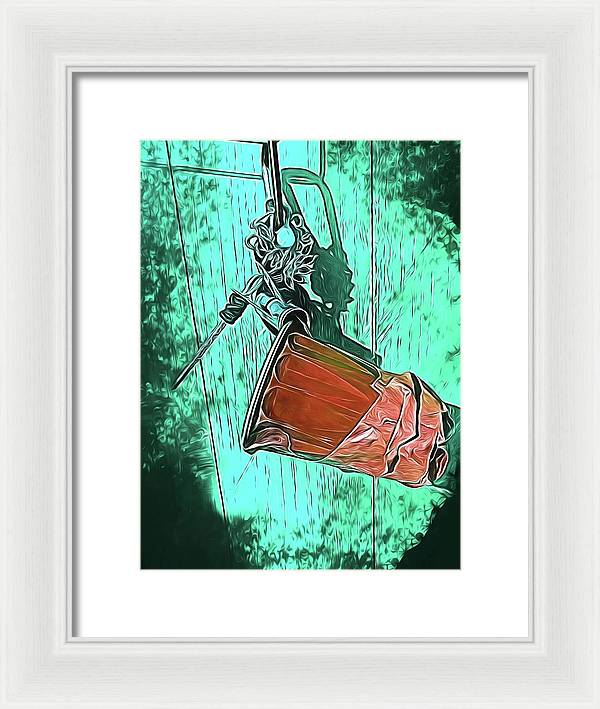 Image of A Handmade Record Player - Framed Print