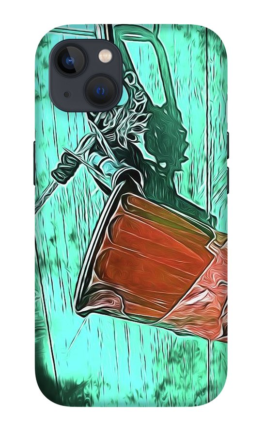 Image of A Handmade Record Player - Phone Case