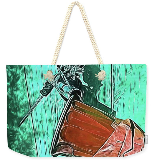 Image of A Handmade Record Player - Weekender Tote Bag