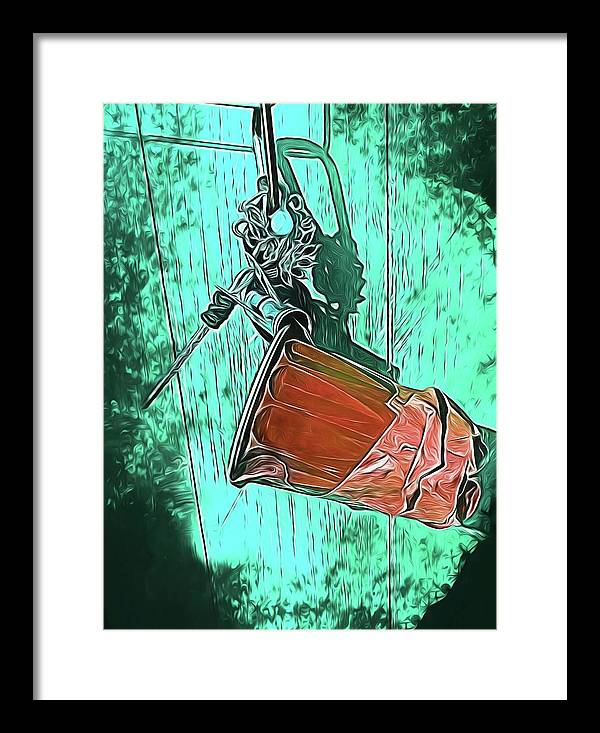 Image of A Handmade Record Player - Framed Print