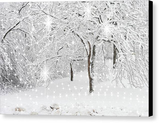 Incandescent and Florescent Winter - Canvas Print