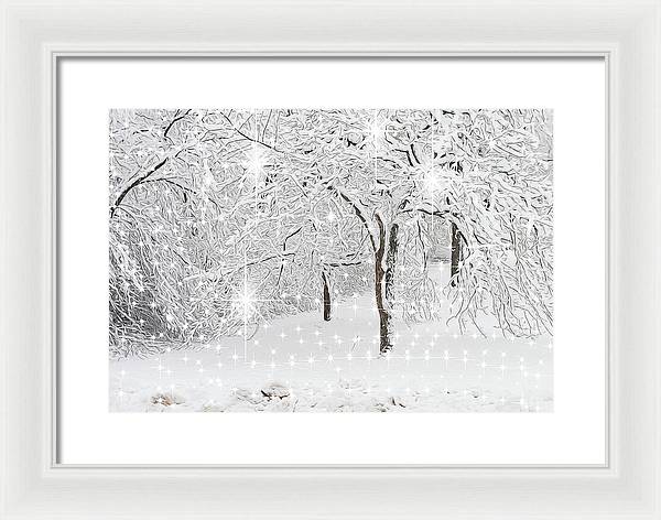 Incandescent and Florescent Winter - Framed Print