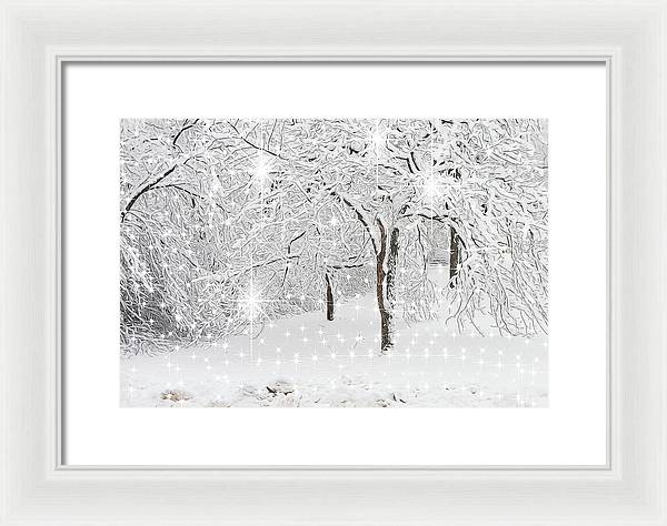 Incandescent and Florescent Winter - Framed Print