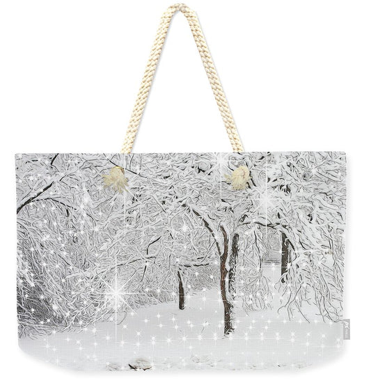 Incandescent and Florescent Winter - Weekender Tote Bag