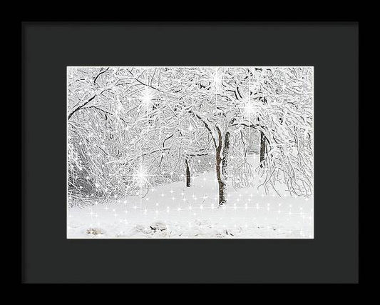 Incandescent and Florescent Winter - Framed Print